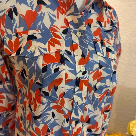 Lauren Ralph Lauren multicolor button down shirt petite size S/P - Picture 10 of 10